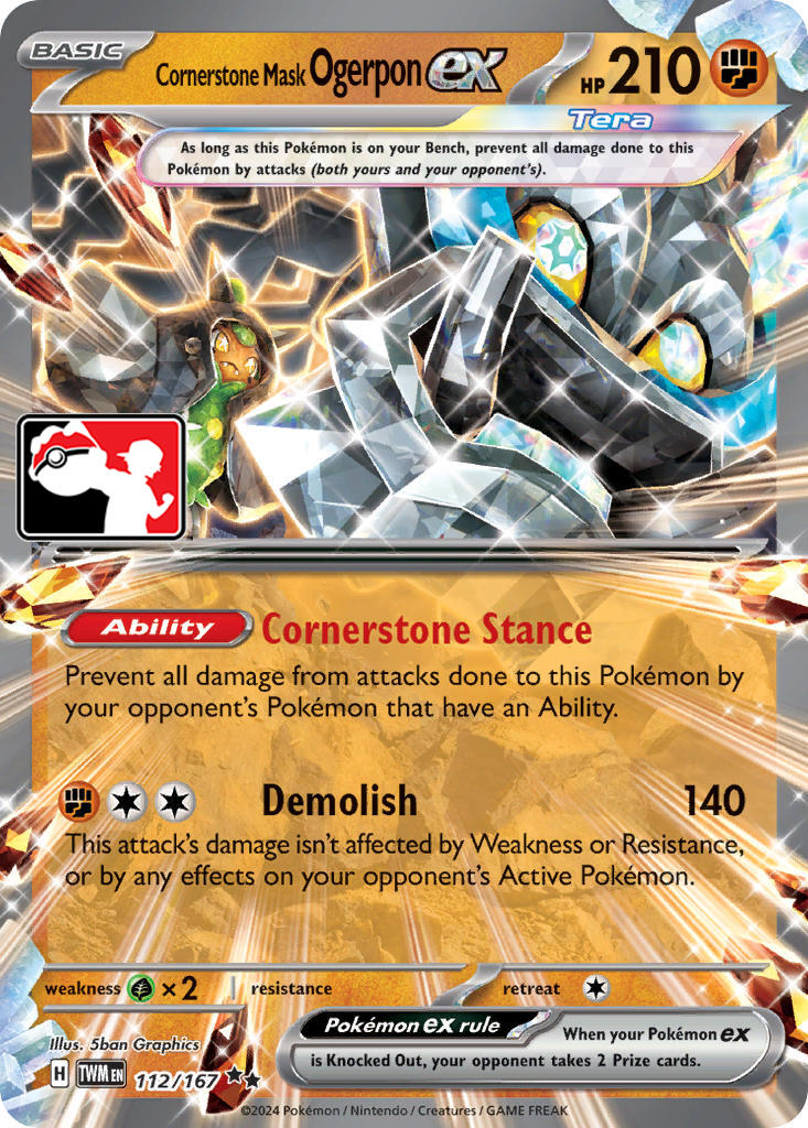 Cornerstone Mask Ogerpon ex - 112/167
