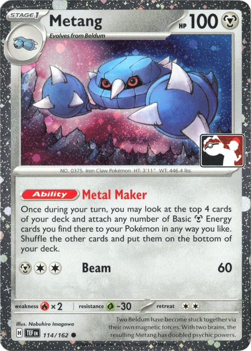 Metang - 114/162 (Cosmos Holo)