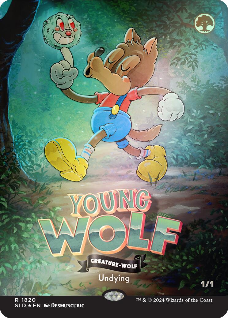 Young Wolf Rainbow Foil