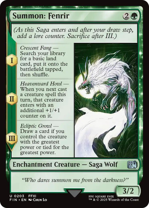Summon Fenrir
