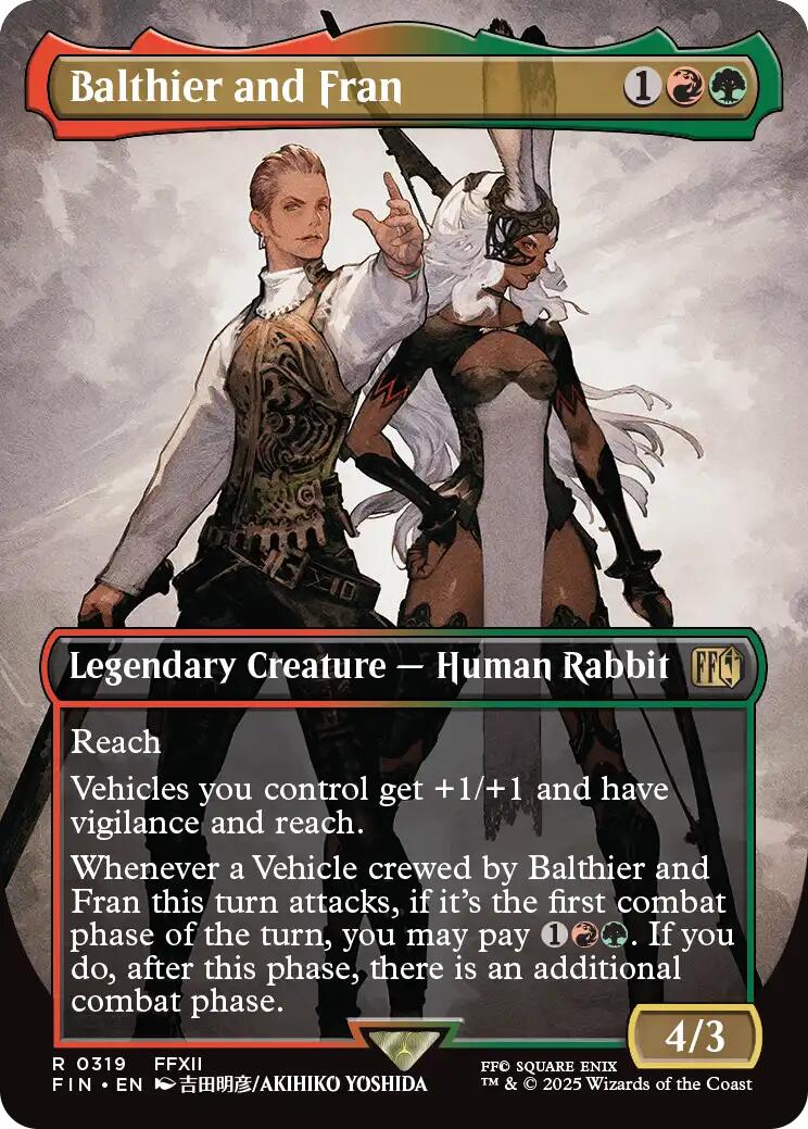 Balthier and Fran 0 Borderless