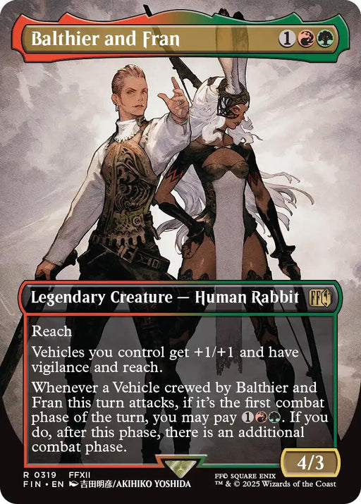 Balthier and Fran 0 Borderless