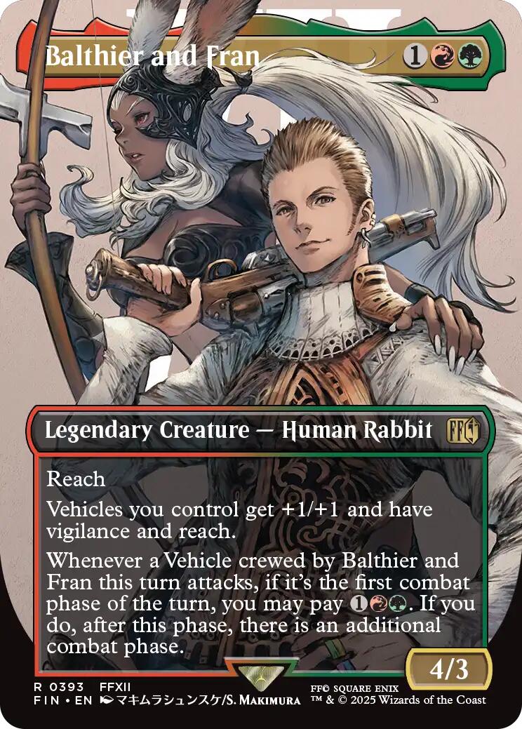 Balthier and Fran 0 Borderless