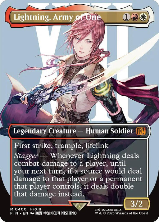 Lightning Army of One 0 Borderless