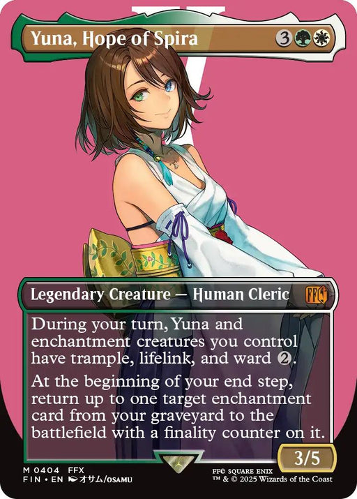 Yuna Hope of Spira Borderless