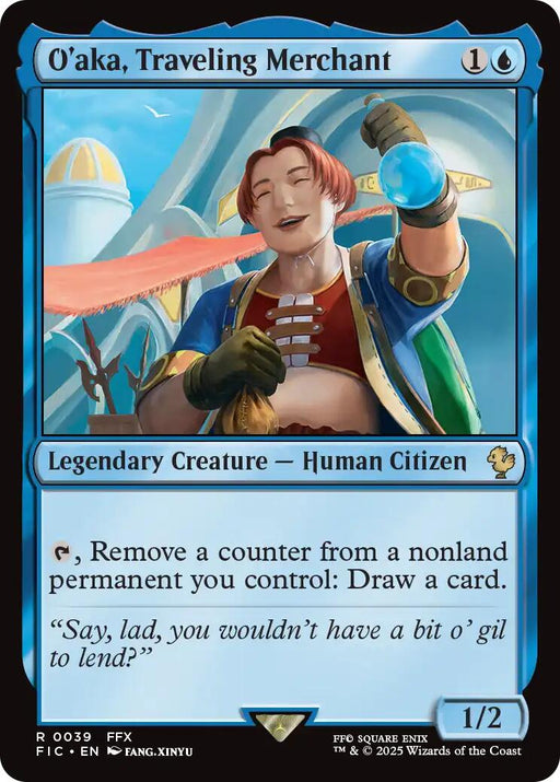 O'aka, Traveling Merchant - Commander: FINAL FANTASY #39 Magic: The Gathering card