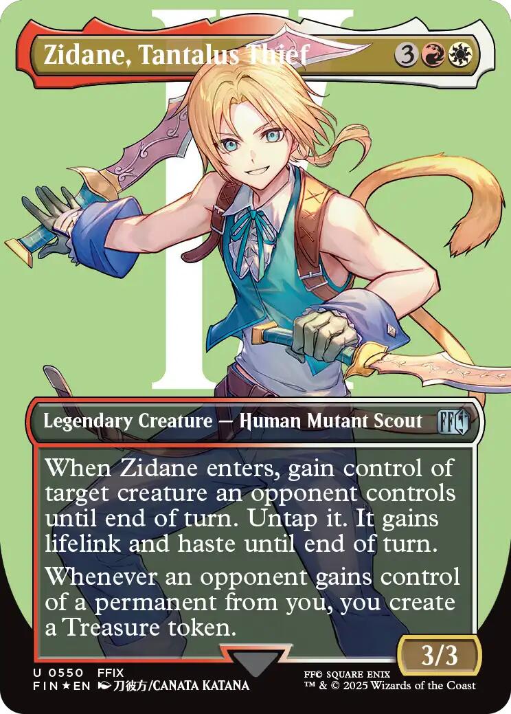 Zidane Tantalus Thief Borderless Surge Foil