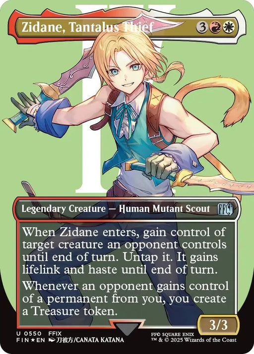 Zidane Tantalus Thief Borderless Surge Foil