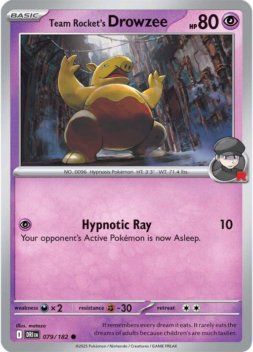 Team Rockets Drowzee