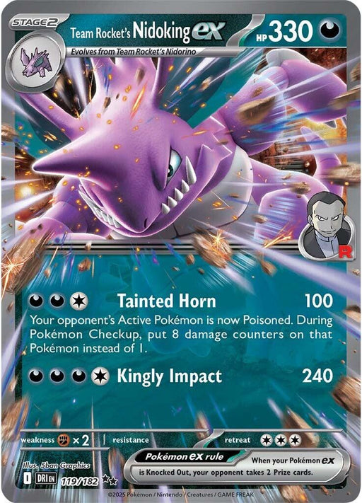 Team Rockets Nidoking ex