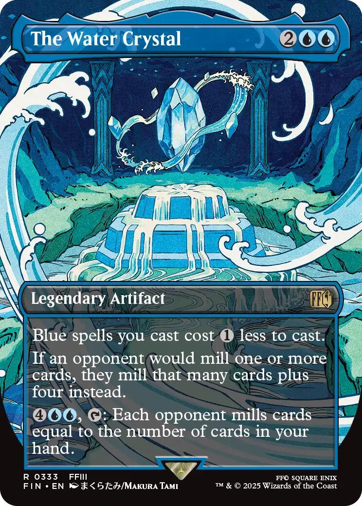 The Water Crystal Borderless