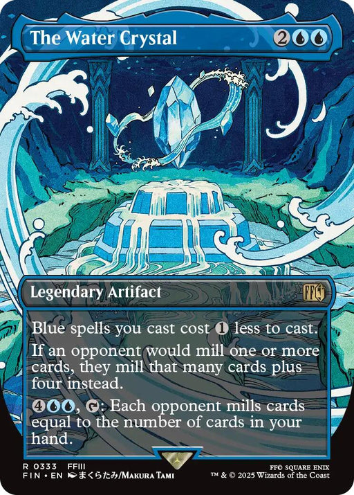 The Water Crystal Borderless