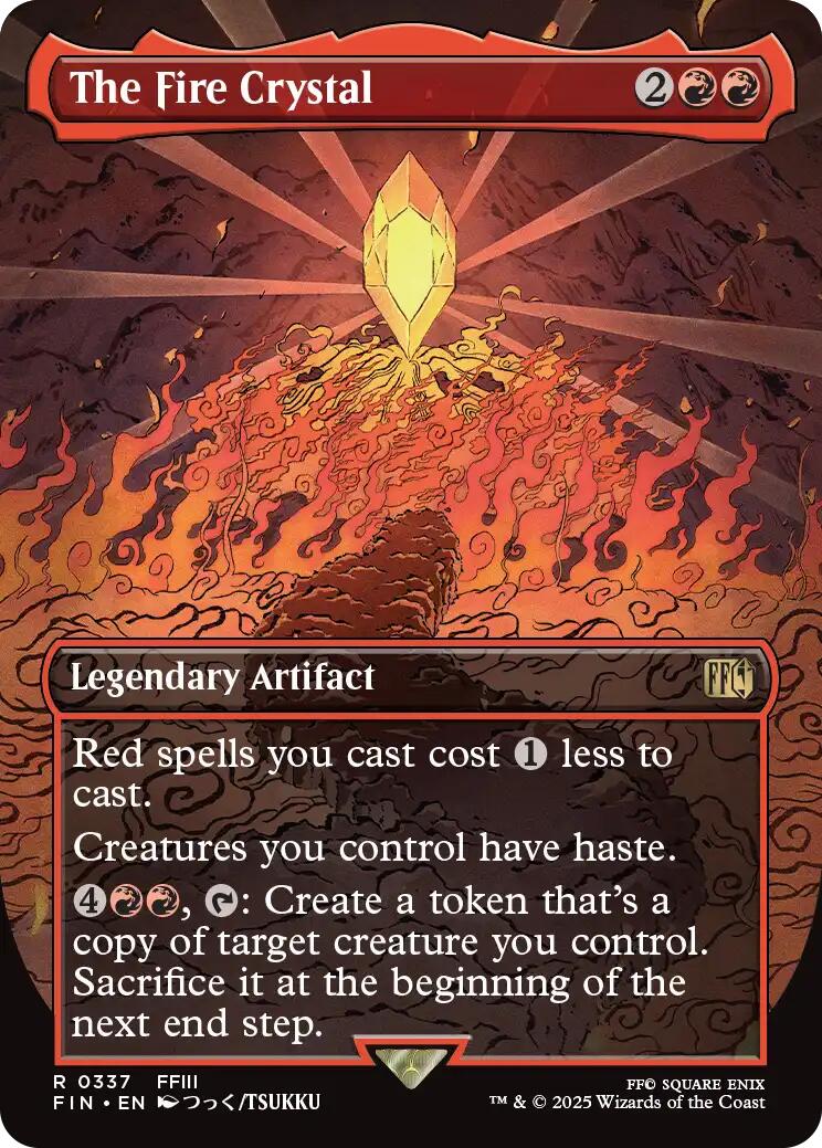 The Fire Crystal Borderless