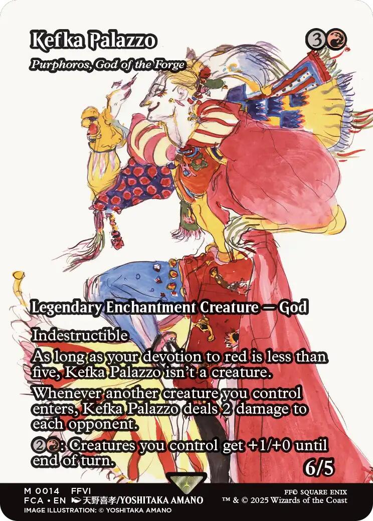 Kefka Palazzo Purphoros God of the Forge Showcase