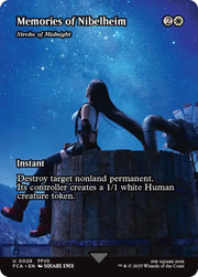 Memories of Nibelheim - Stroke of Midnight (Showcase) - FINAL FANTASY: Through the Ages #26 Magic: The Gathering card