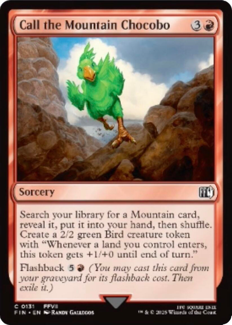 Call the Mountain Chocobo