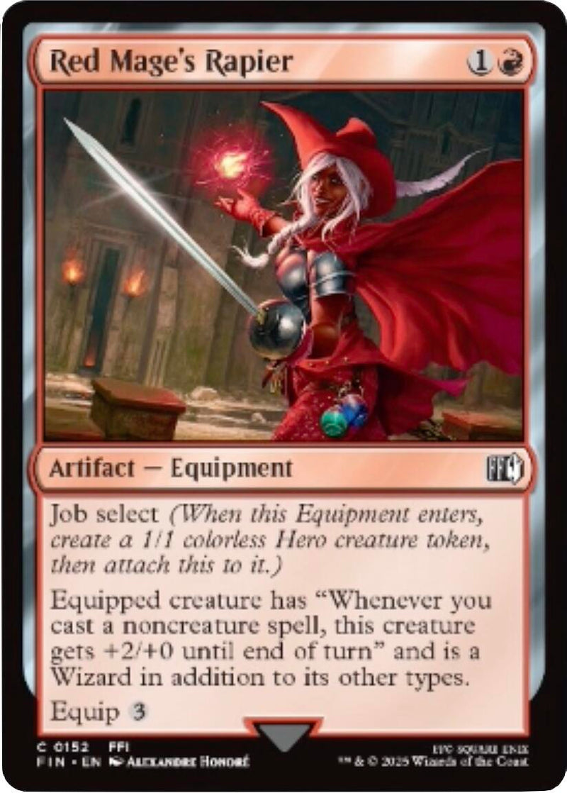 Red Mages Rapier