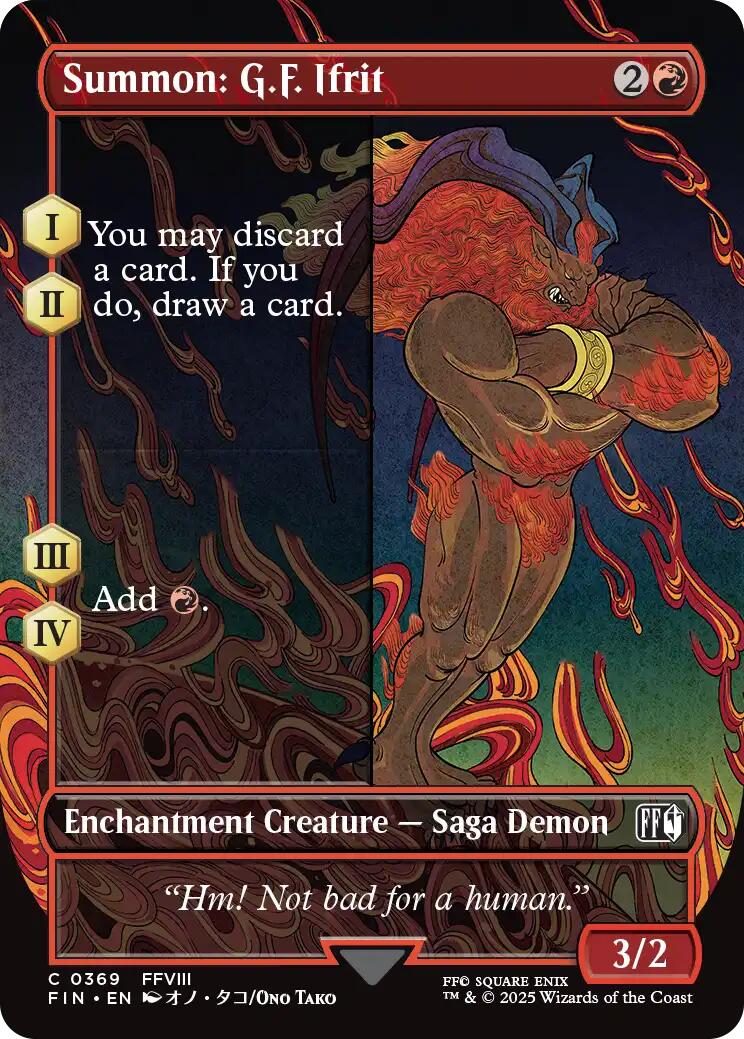 Summon GF Ifrit Borderless