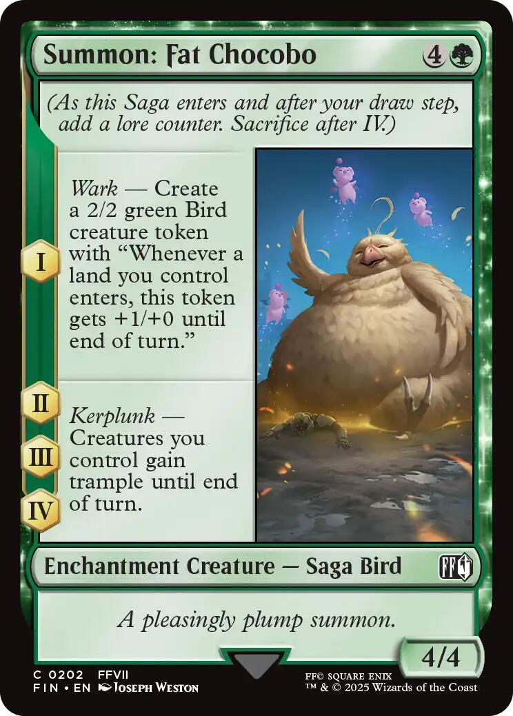 Summon Fat Chocobo