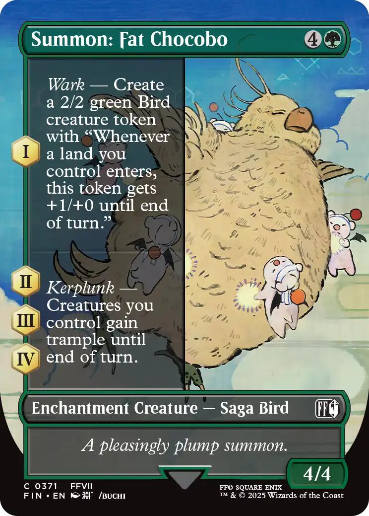 Summon Fat Chocobo Borderless