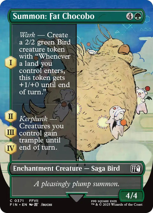 Summon Fat Chocobo Borderless