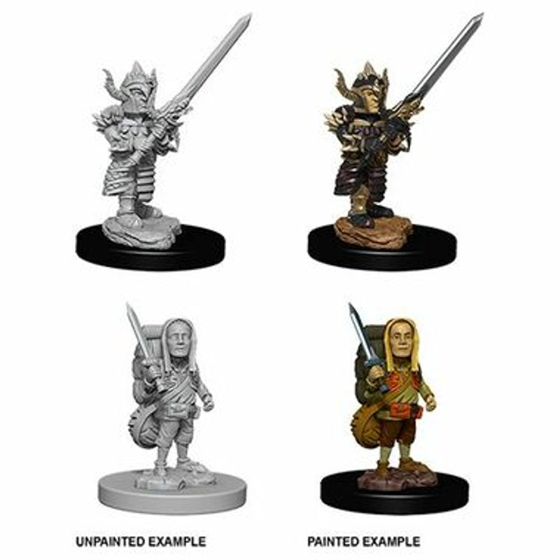 Dungeons & Dragons: Nolzur's Marvelous Unpainted Miniatures: Male Halfling Fighter