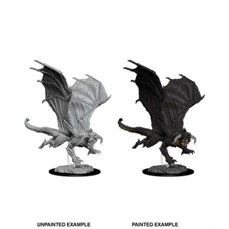 Dungeons & Dragons: Nolzur's Marvelous Unpainted Miniatures - Young Black Dragon