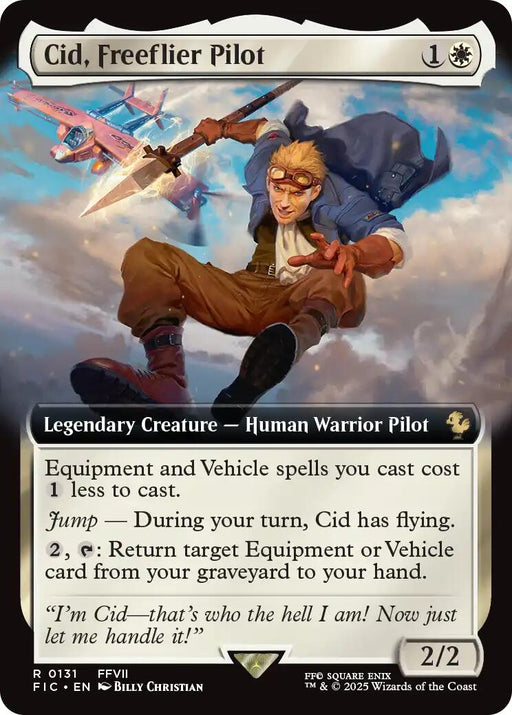Cid Freeflier Pilot Extended Art