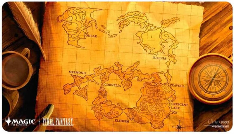 FINAL FANTASY Playmat for Magic: The Gathering - World Map