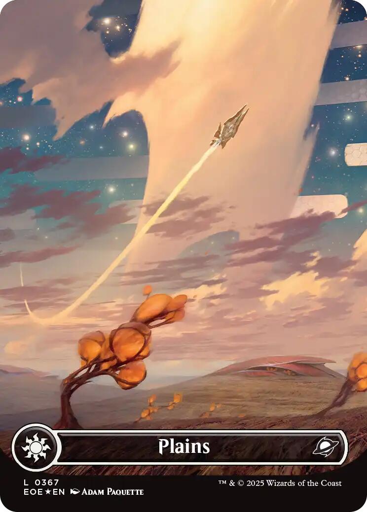 Plains 0 Borderless Galaxy Foil