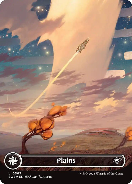 Plains 0 Borderless Galaxy Foil