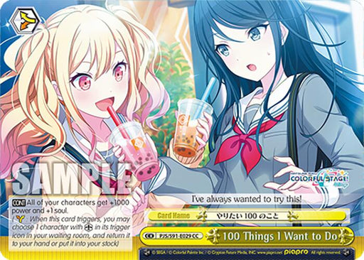 100 Things I Want to Do