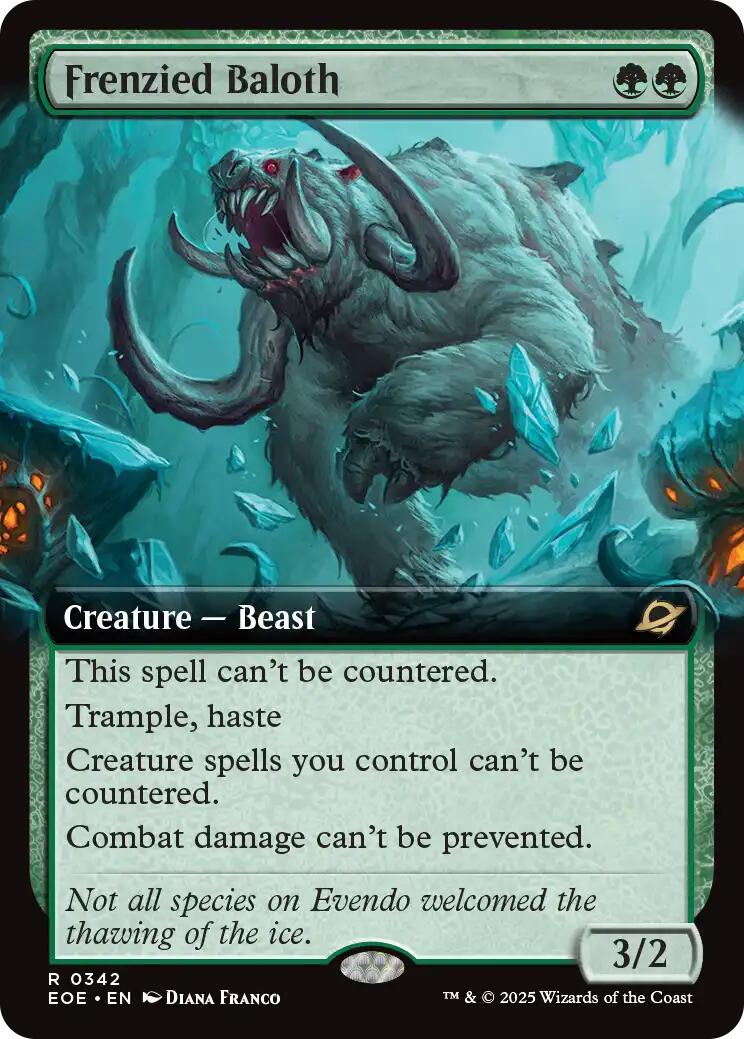 Frenzied Baloth Extended Art