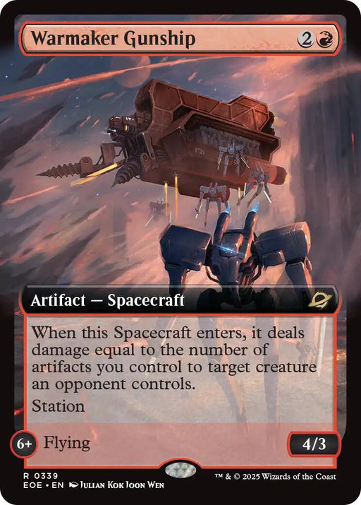 Warmaker Gunship Extended Art