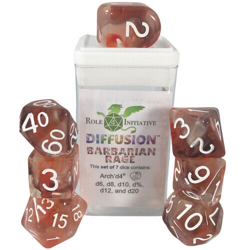 R4I Classes & Creatures Dice: Barbarian Rage (Special Reserve) (7)