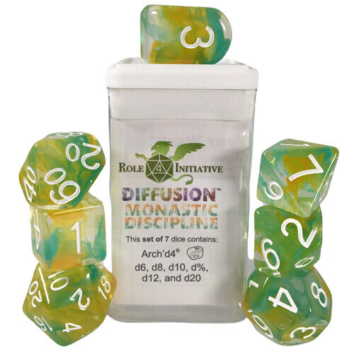 R4I Classes & Creatures Dice Monastic Discipline (Special Reserve) (7)