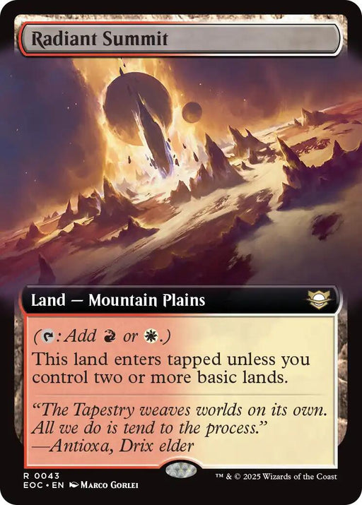 Radiant Summit Extended Art