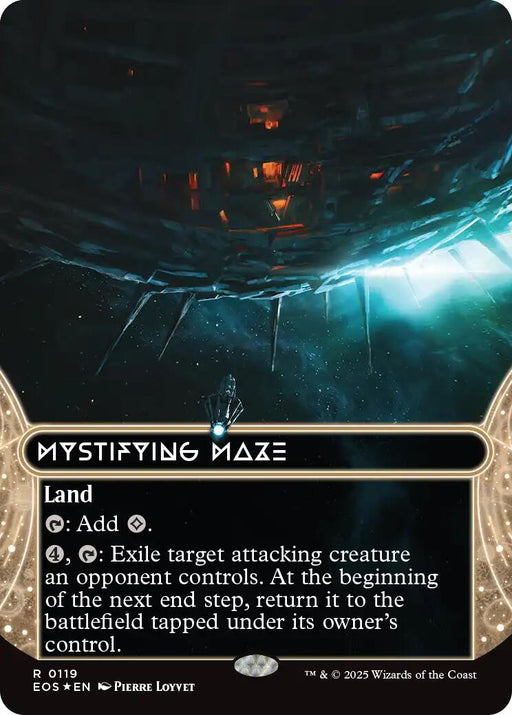 Mystifying Maze 0 Borderless Galaxy Foil