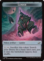 Robot // Lander (0006) Double-Sided Token (Back)