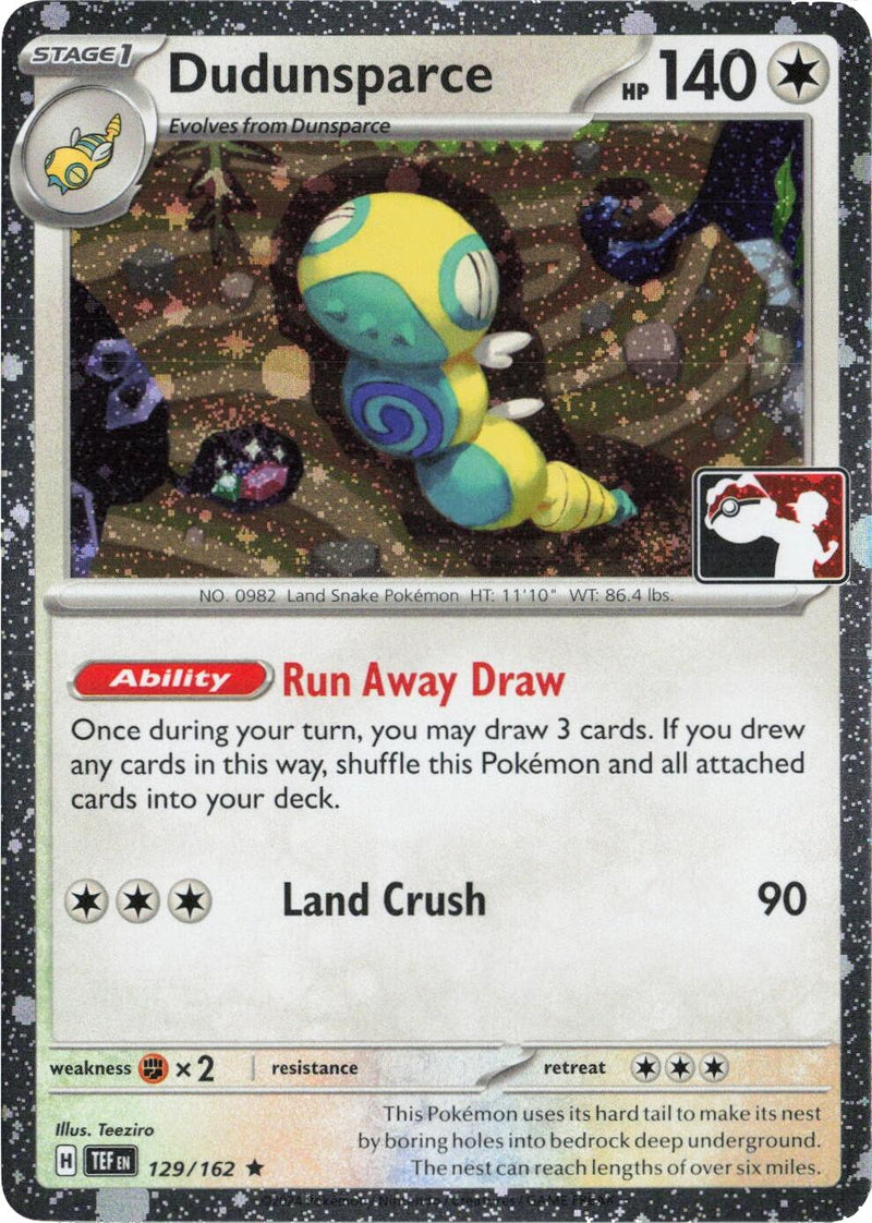Dudunsparce - 129/162 (Cosmos Holo)