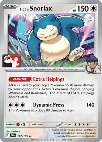 Hop's Snorlax - 117/159