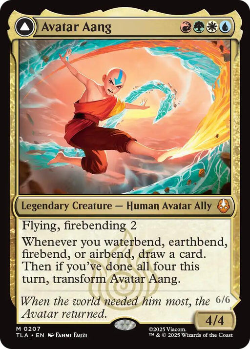 Avatar Aang - Avatar: The Last Airbender #207 Magic: The Gathering card