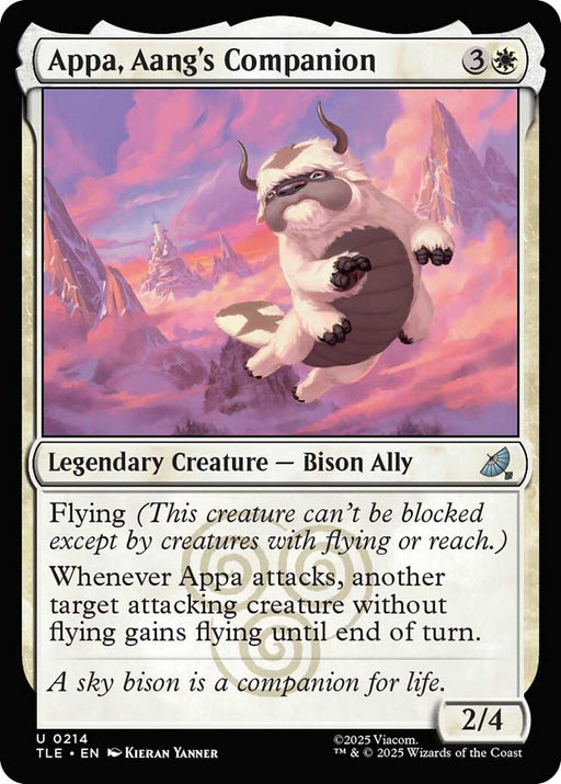 Appa, Aang's Companion (0214) - Avatar: The Last Airbender: Eternal-Legal #214 Magic: The Gathering card