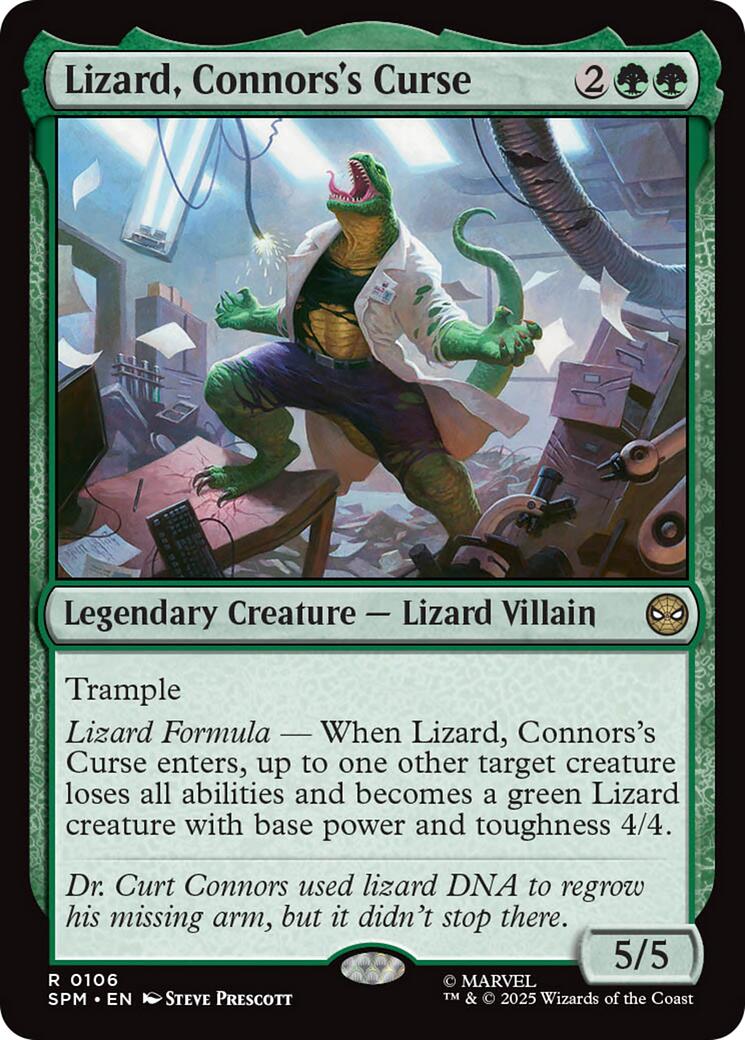 Lizard, Connors's Curse [SPM