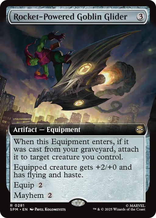 Rocket-Powered Goblin Glider (Extended Art)