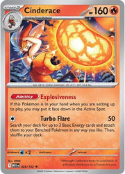 Cinderace - ME01: Mega Evolution #028/132 Pokémon card