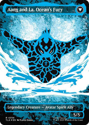 Aang, Swift Savior (Borderless) (Neon Ink Foil) (Back)