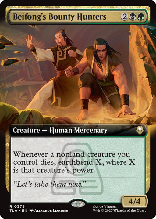 Beifong's Bounty Hunters (Extended Art) - Avatar: The Last Airbender #379 Magic: The Gathering card