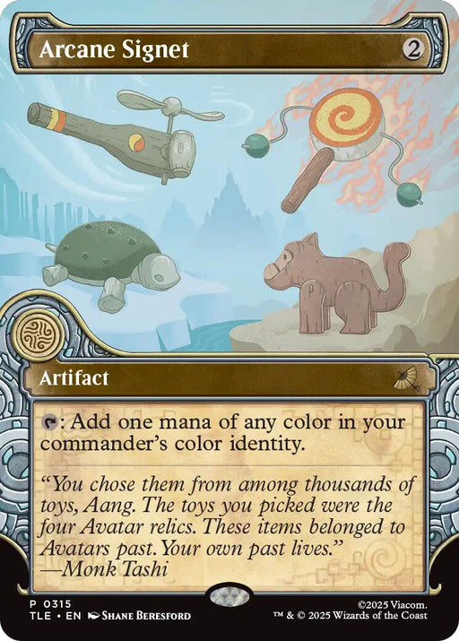Arcane Signet (Showcase) - Avatar: The Last Airbender: Eternal-Legal #315 Magic: The Gathering card