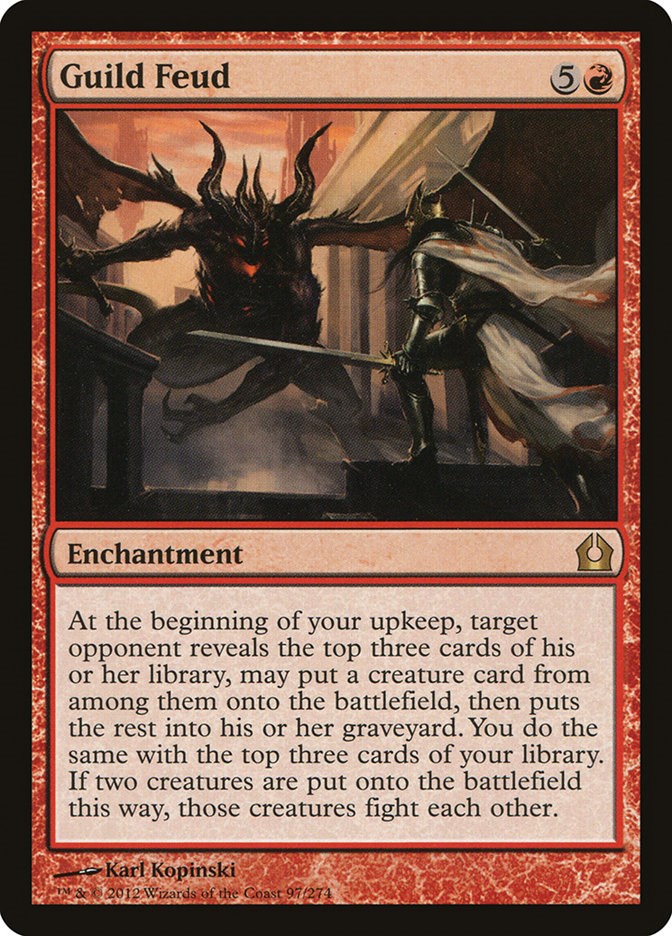 Guild Feud - Return to Ravnica #97 Magic: The Gathering card